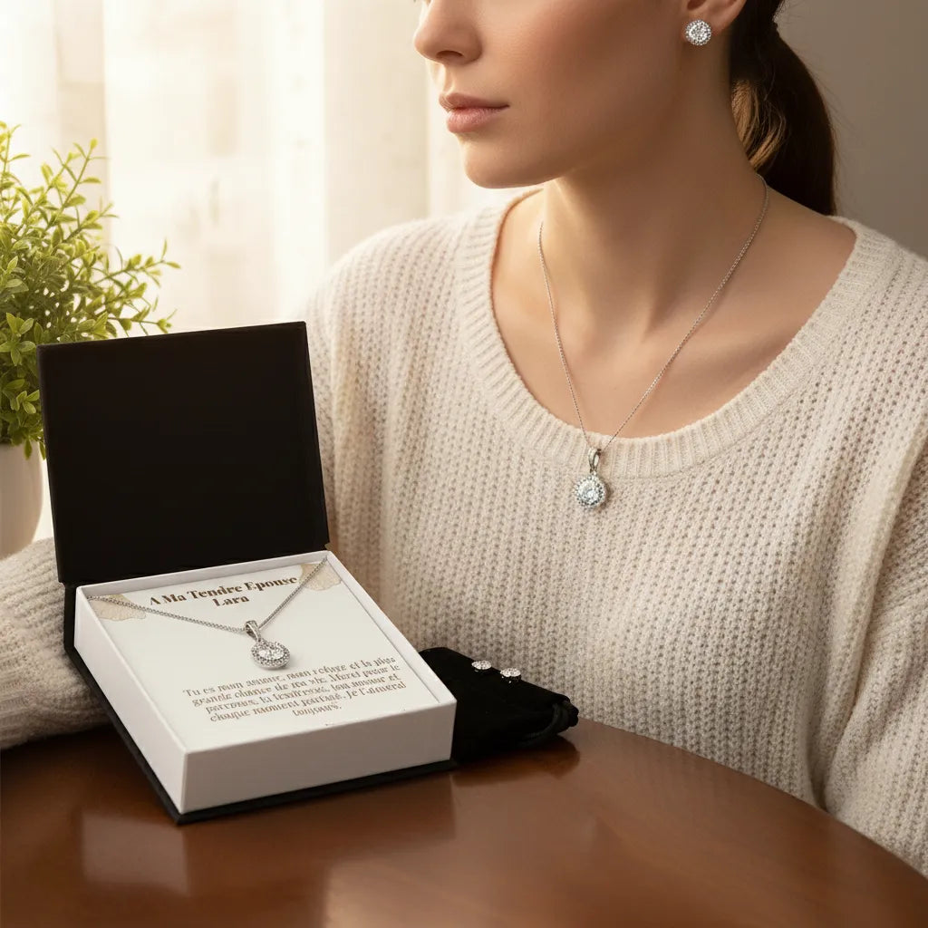 COLLIER ESPOIR ETERNEL - A MA TENDRE EPOUSE