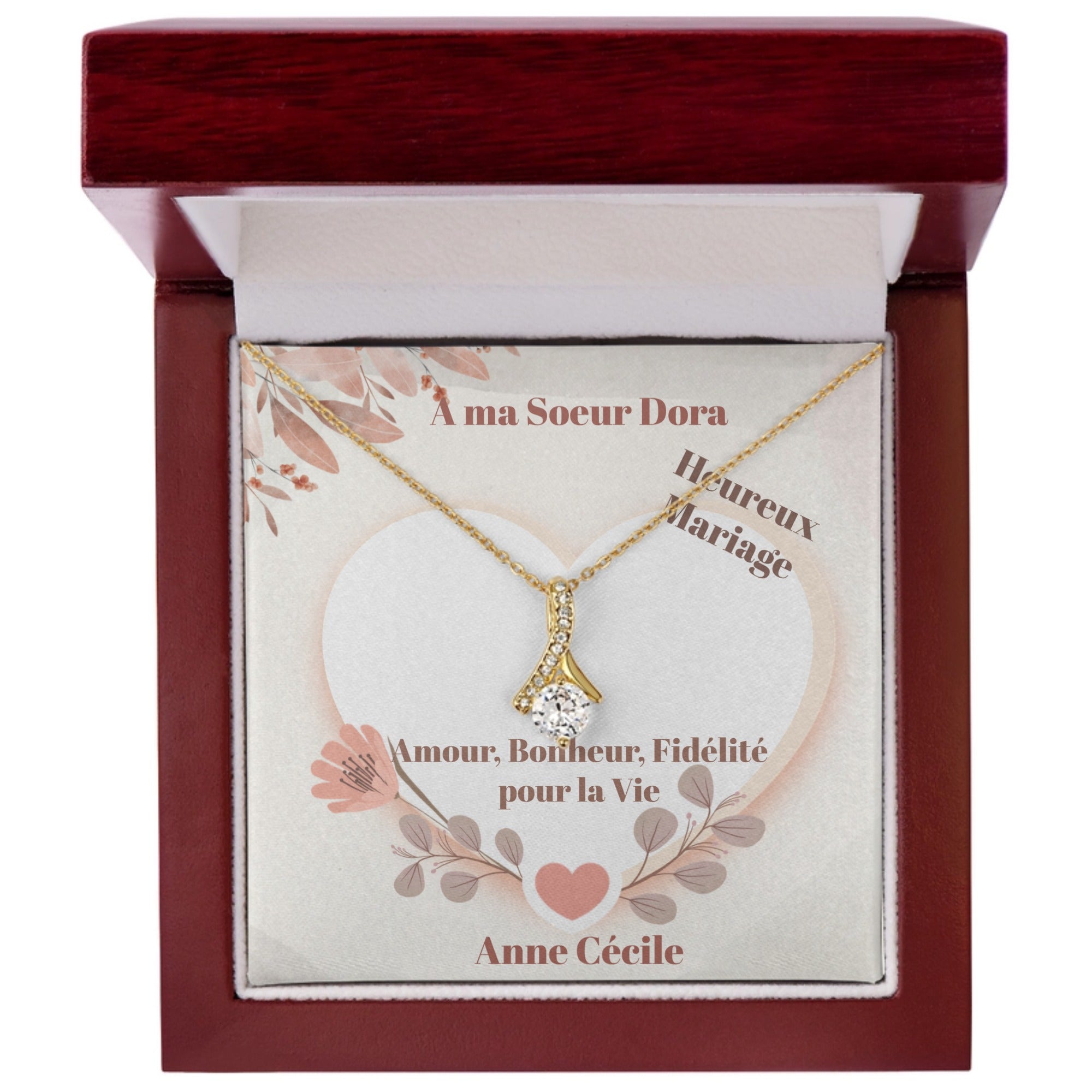 COLLIER DE BEAUTE EMVOUTANTE - A MA SOEUR