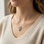 COLLIER COEUR A COEUR - A MA SOEUR JENNIFER