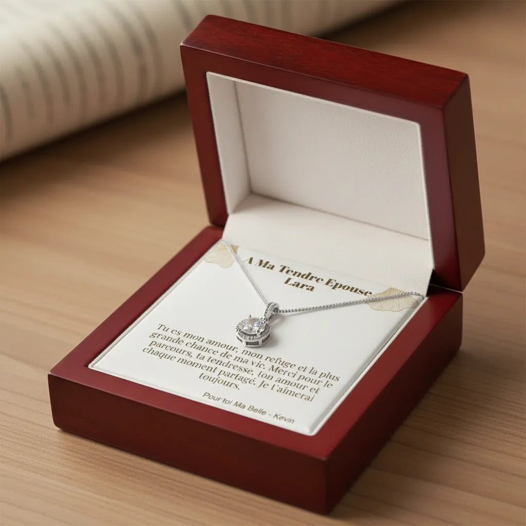 COLLIER ESPOIR ETERNEL - A MA TENDRE EPOUSE