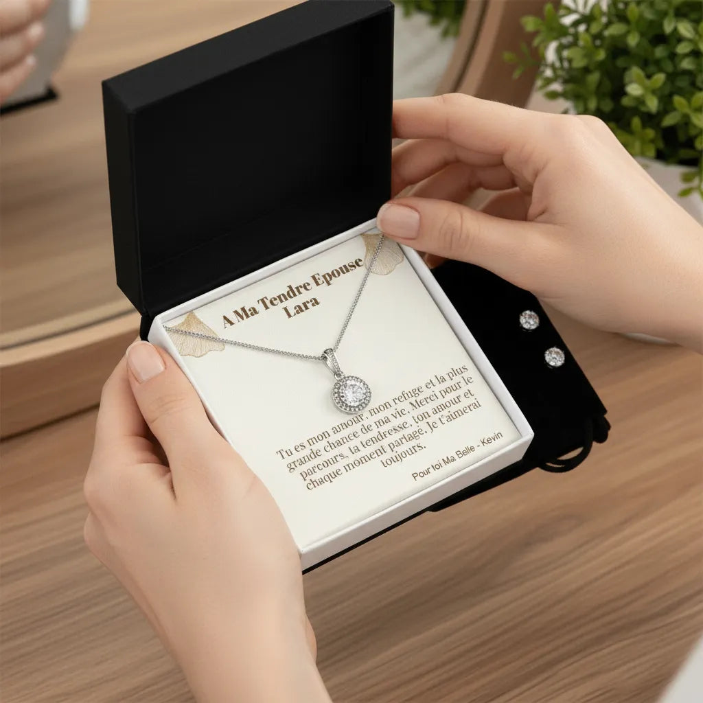 COLLIER ESPOIR ETERNEL - A MA TENDRE EPOUSE