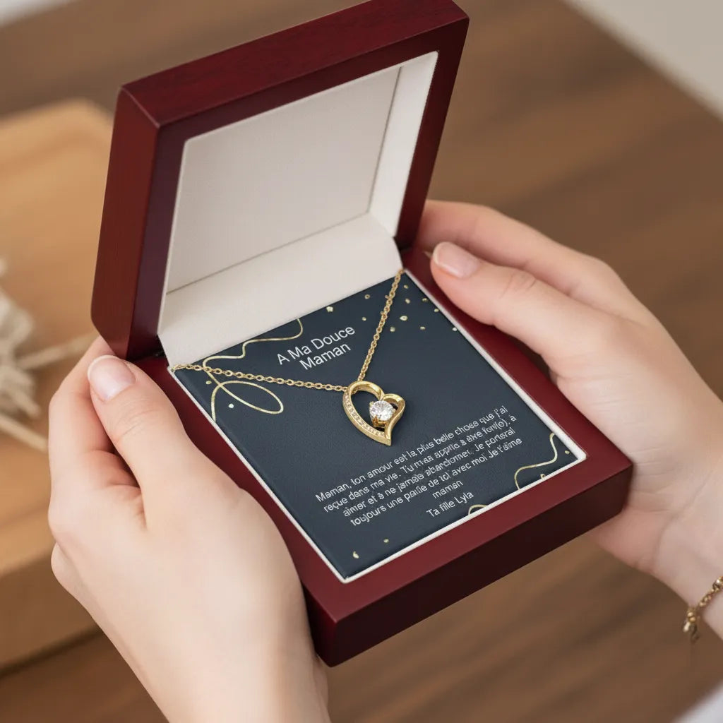 COLLIER AMOUR ETERNEL - A MA DOUCE MAMAN