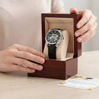 MONTRE AVEC CARTE PERSONNALISÉE POUR HOMMES- CADEAU POUR GRADUATION, FIN D'ÉTUDES