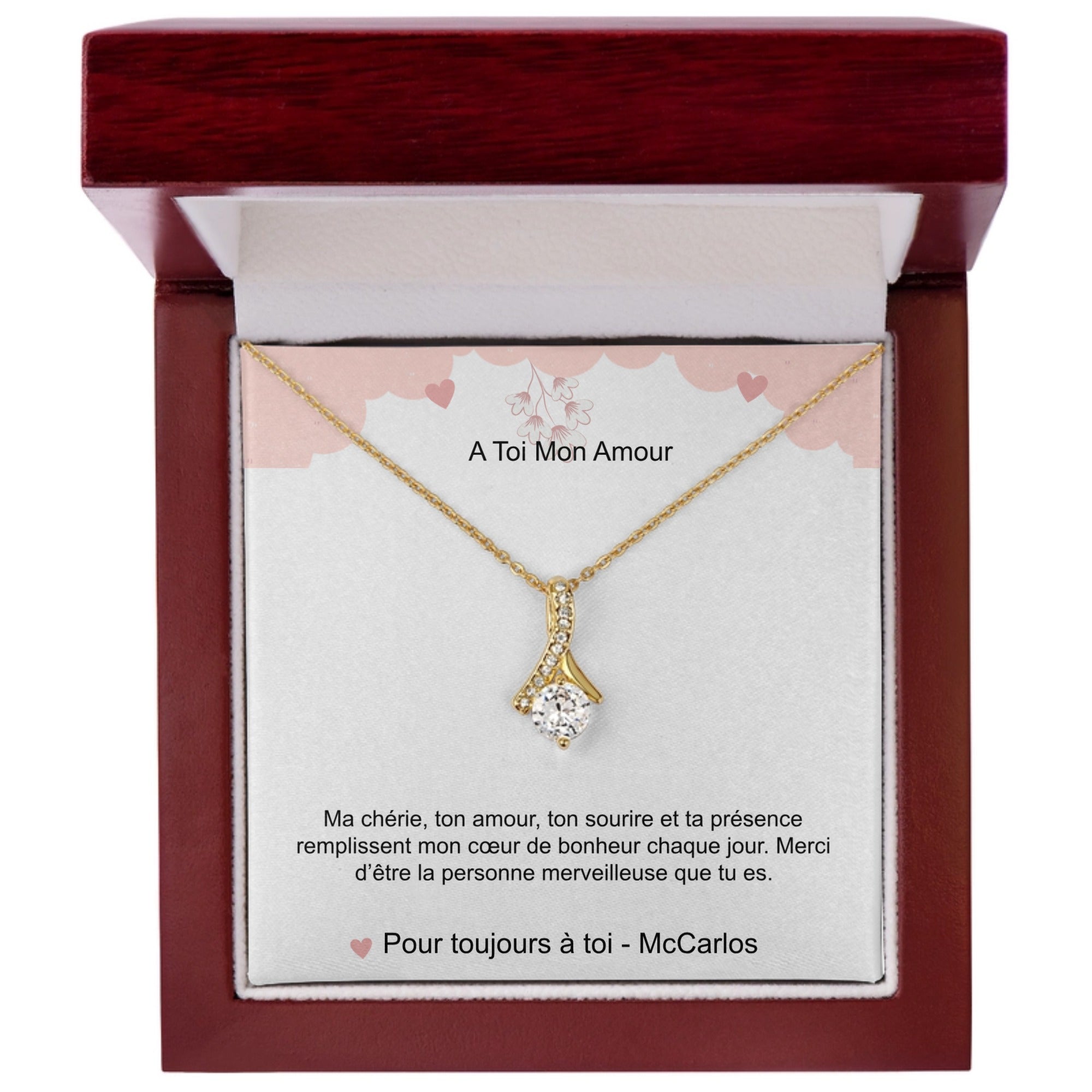COLLIER DE BEAUTE EMVOUTANTE - A TOI MON AMOUR