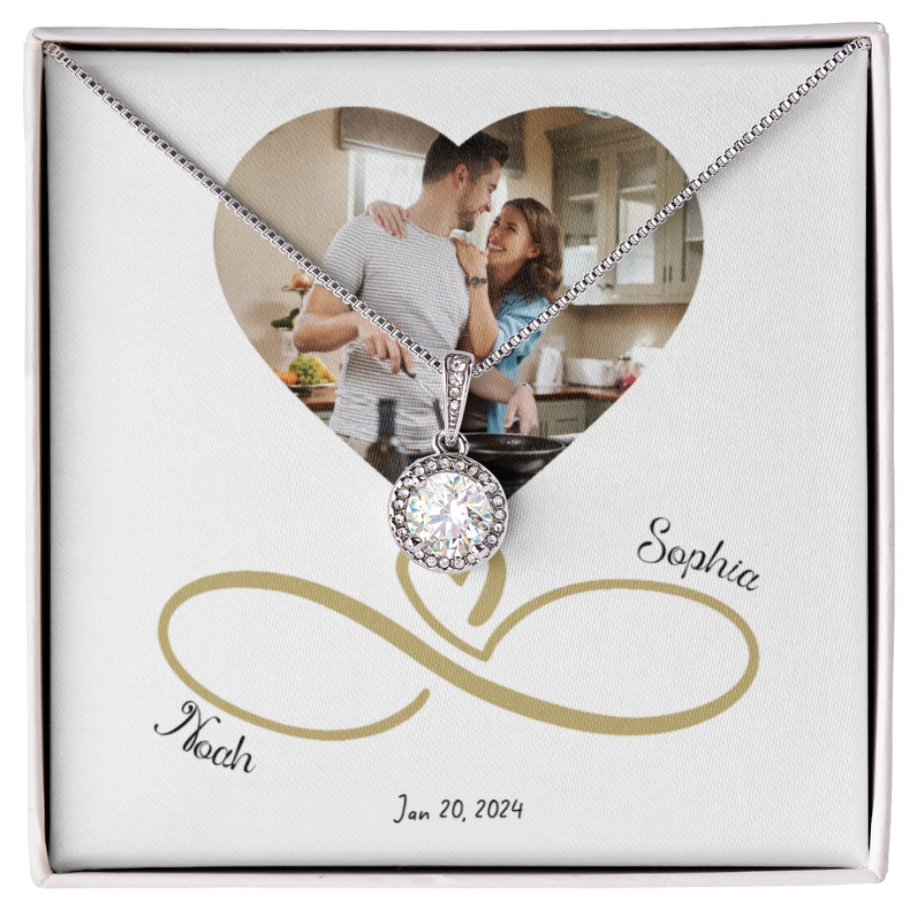 Eternal Hope Necklace – Personalized with Photo & Names