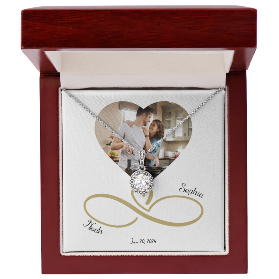 Eternal Hope Necklace – Personalized with Photo & Names