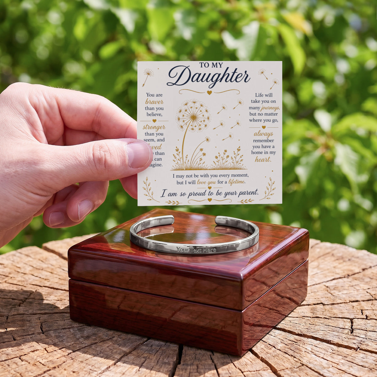 Bracelet de poignet - Gravé