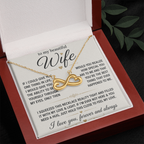 Collier Love Knot - Variantes en or jaune et blanc