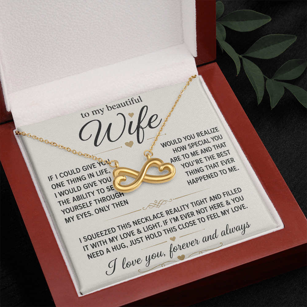 Collier Love Knot - Variantes en or jaune et blanc