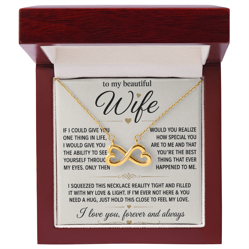 Collier Love Knot - Variantes en or jaune et blanc