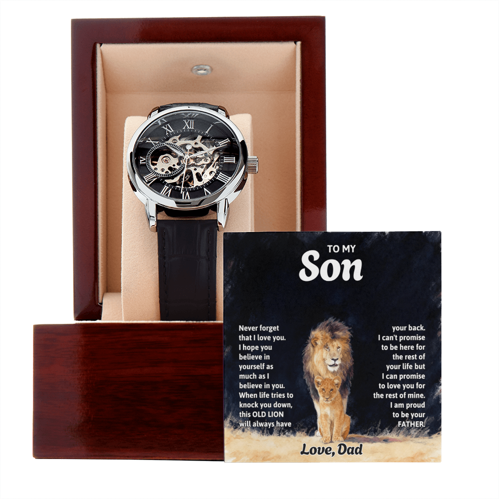 Montre Openwork - To my Son
