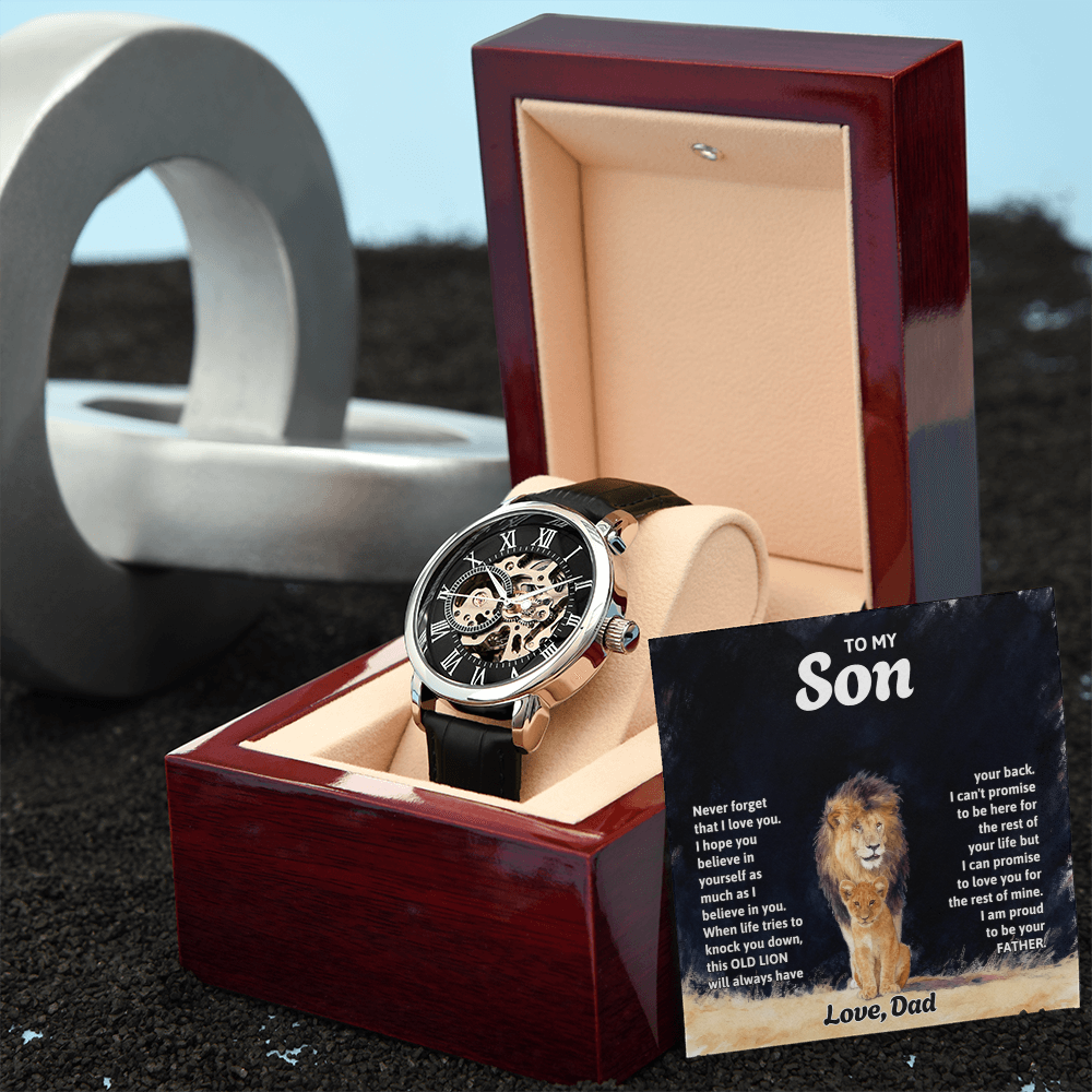 Montre Openwork - To my Son