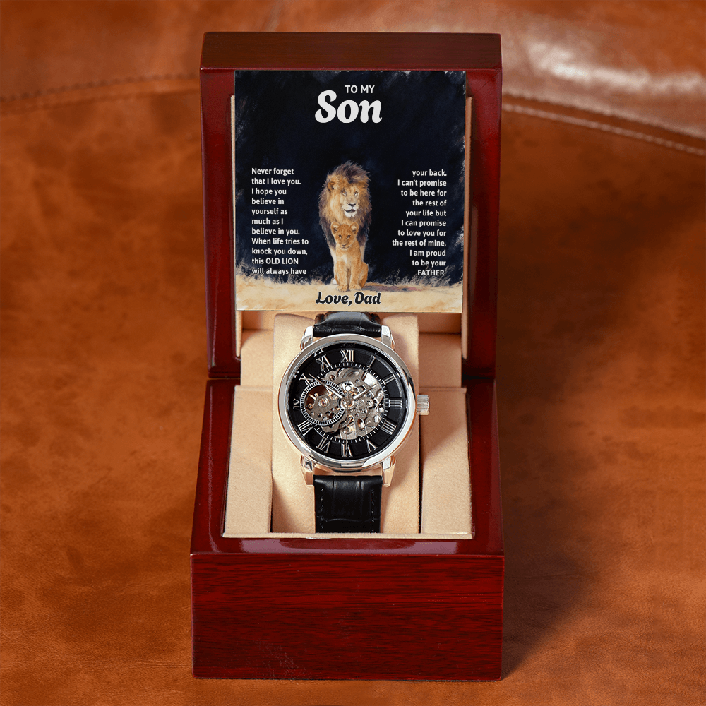 Montre Openwork - To my Son