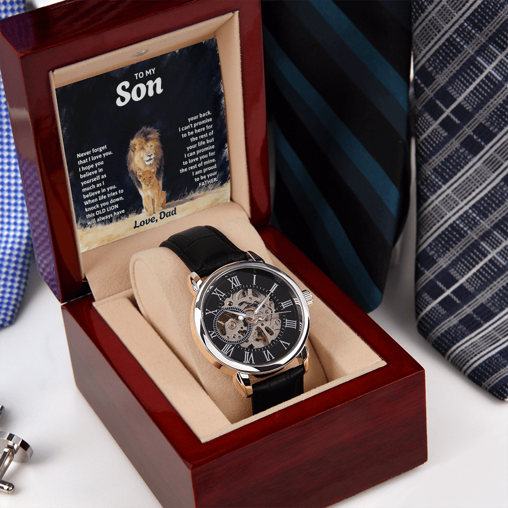 Montre Openwork - To my Son