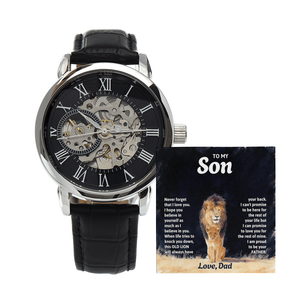 Montre Openwork - To my Son