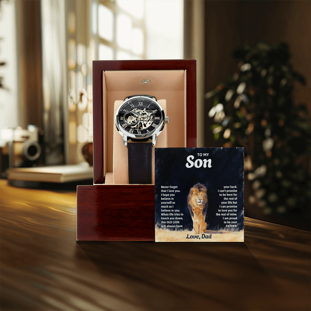 Montre Openwork - To my Son