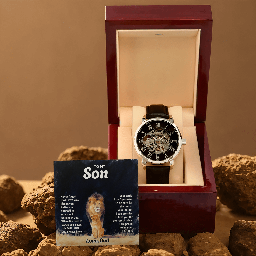 Montre Openwork - To my Son