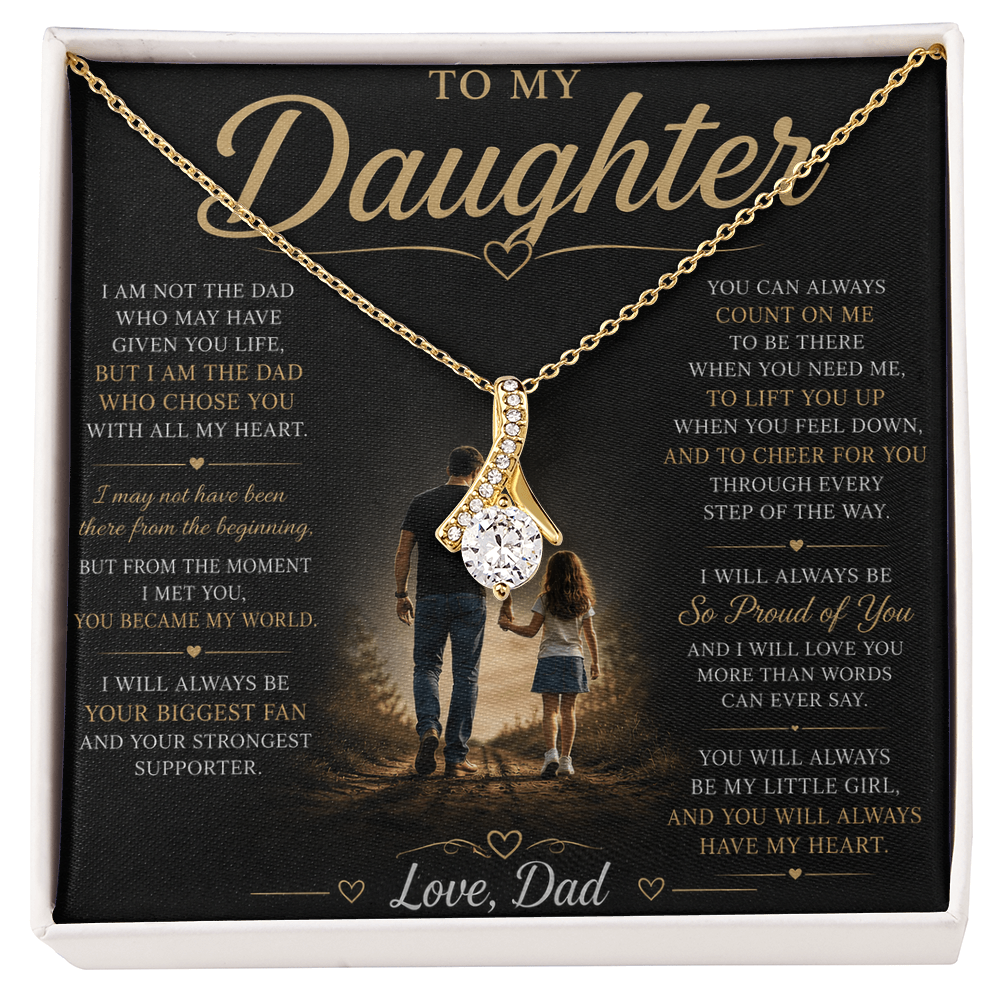 Collier beauté séduisant - Variantes en or jaune et blanc