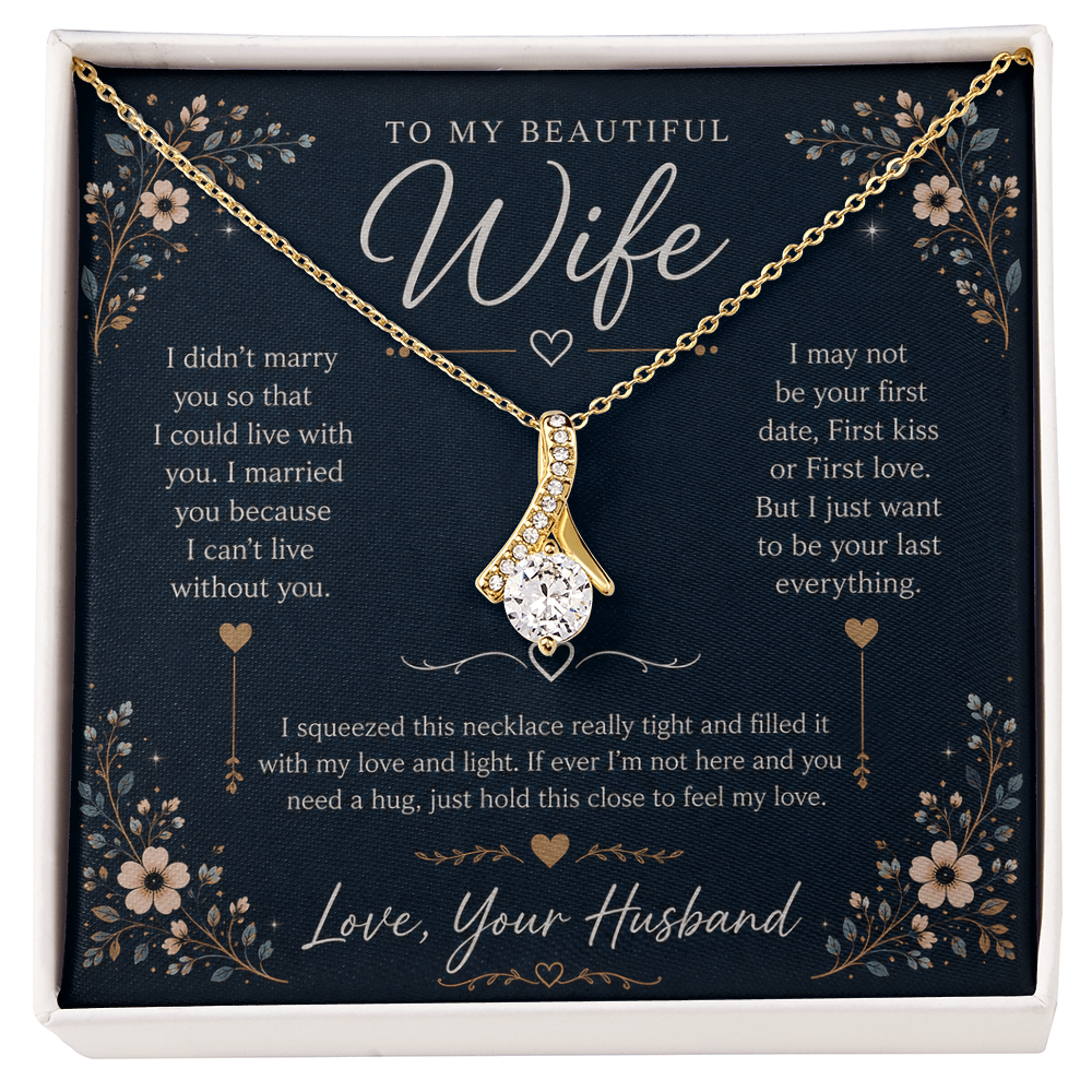 Collier Love Knot - Variantes en or jaune et blanc