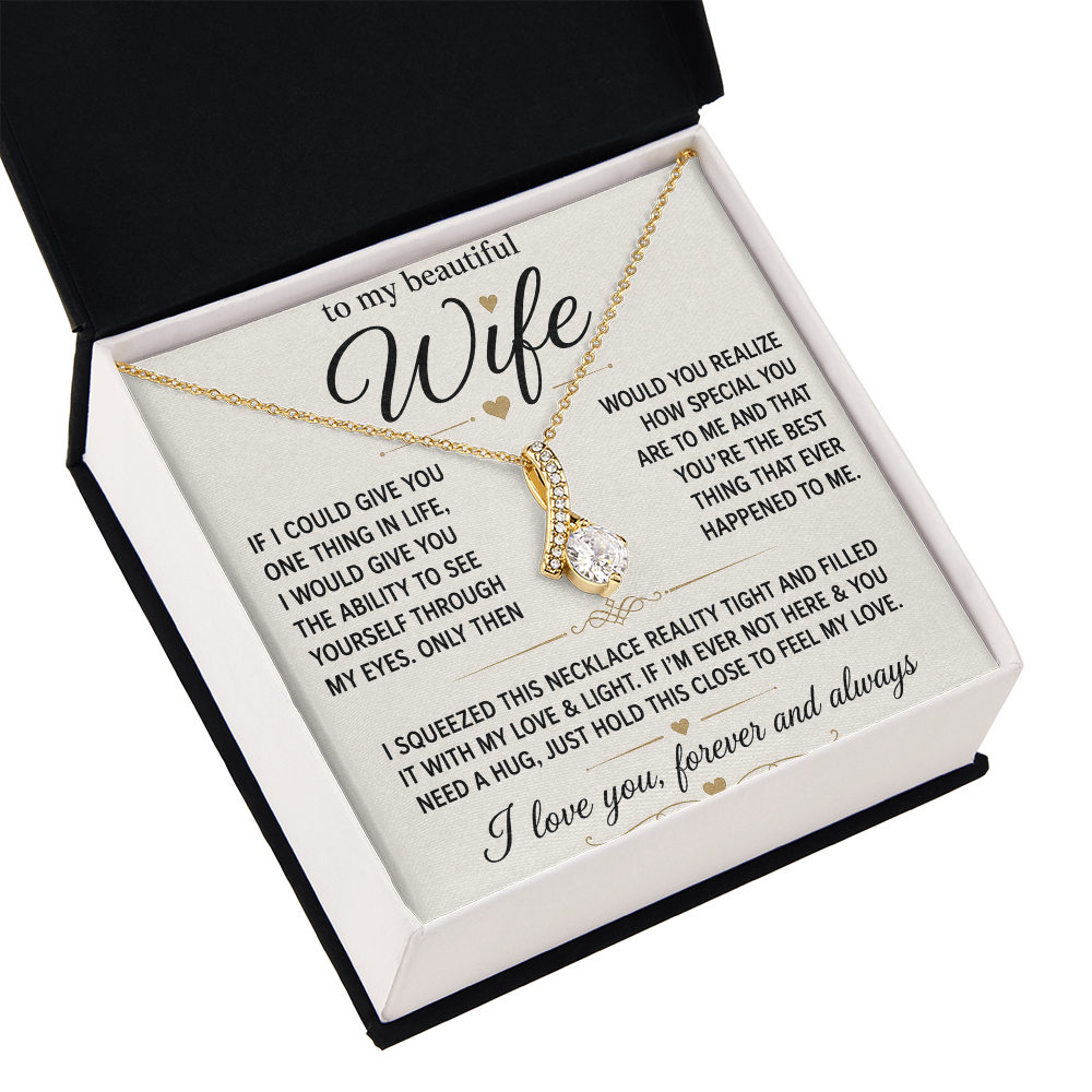 Collier beauté séduisant - Variantes en or jaune et blanc