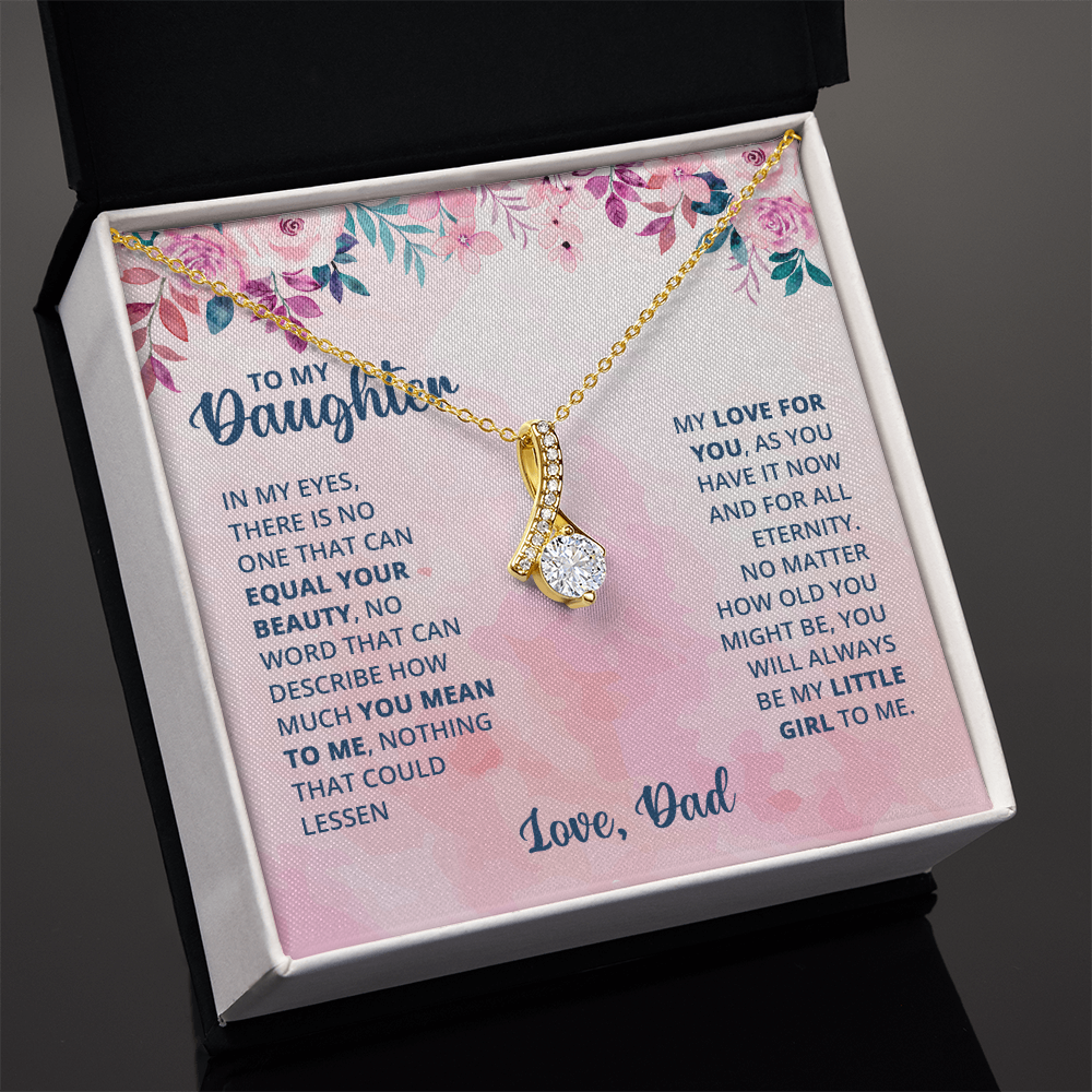 Collier beauté séduisant- Variantes en or jaune et blanc