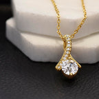 Alluring Beauty Necklace - Yellow & White Gold Variants