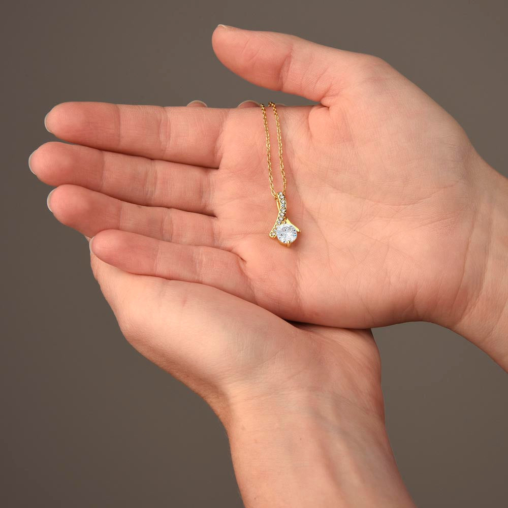 Collier beauté séduisant - Variantes en or jaune et blanc