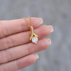 Collier beauté séduisant - Variantes en or jaune et blanc