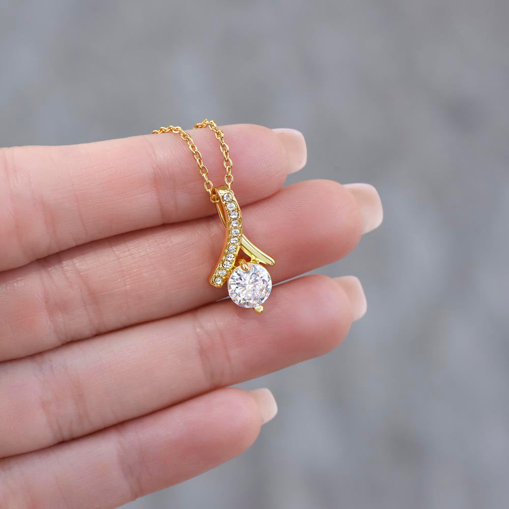 Collier beauté séduisant - Variantes en or jaune et blanc