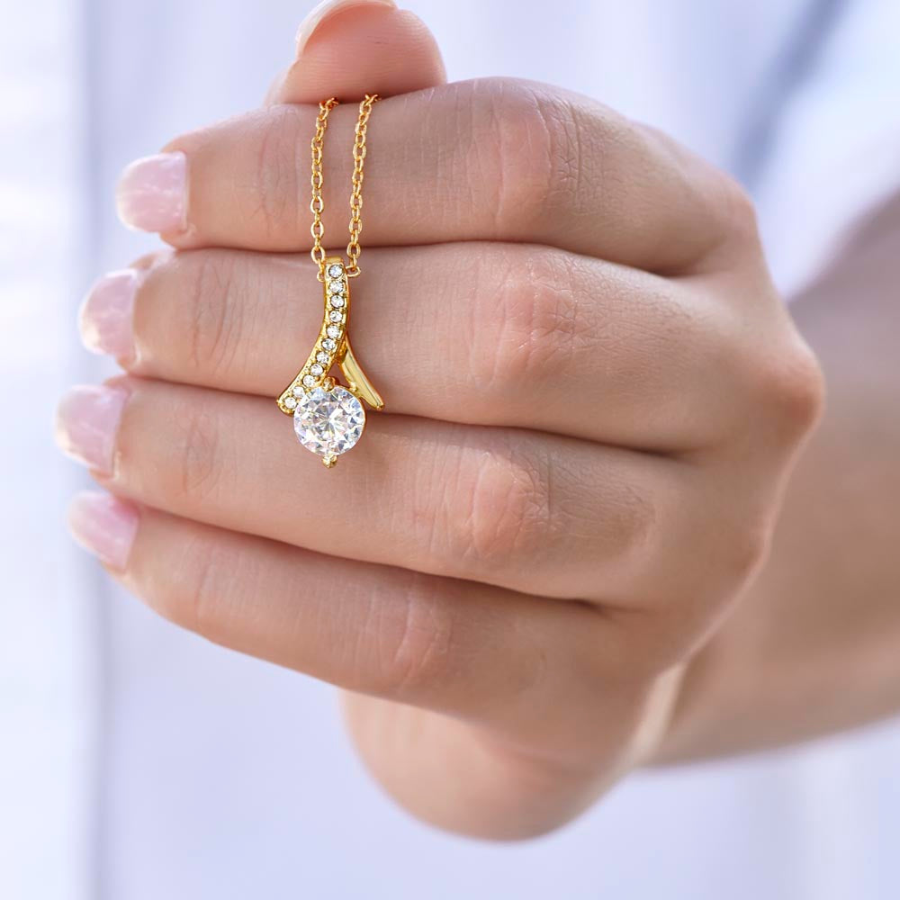 Collier beauté séduisant - Variantes en or jaune et blanc