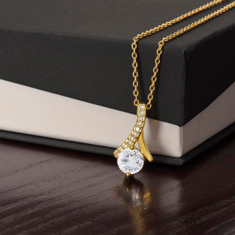 Collier beauté séduisant - Variantes en or jaune et blanc