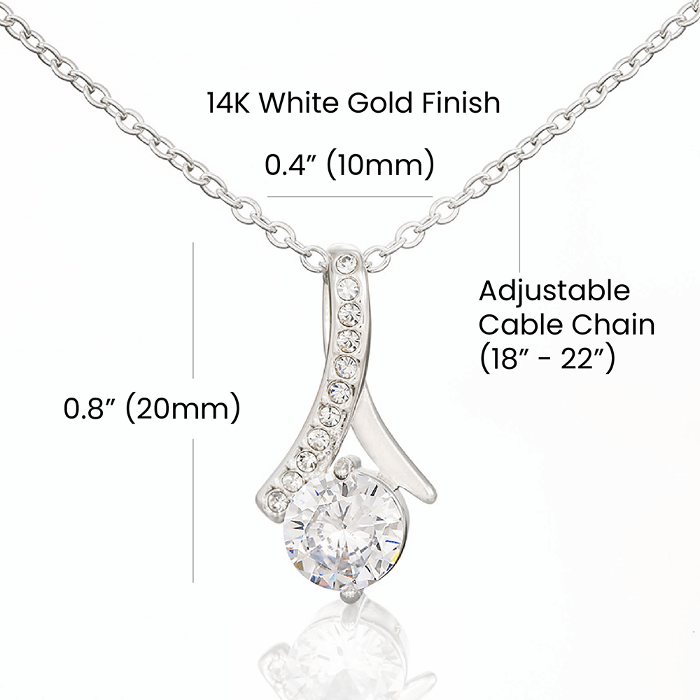 Collier beauté séduisant - Variantes en or jaune et blanc