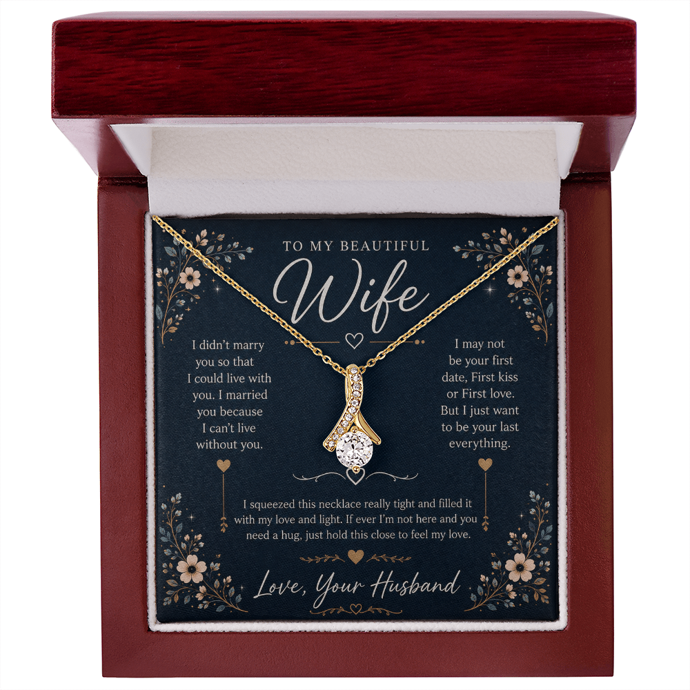 Collier Love Knot - Variantes en or jaune et blanc