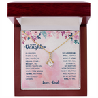 Collier beauté séduisant- Variantes en or jaune et blanc