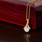 Collier beauté séduisant - Variantes en or jaune et blanc