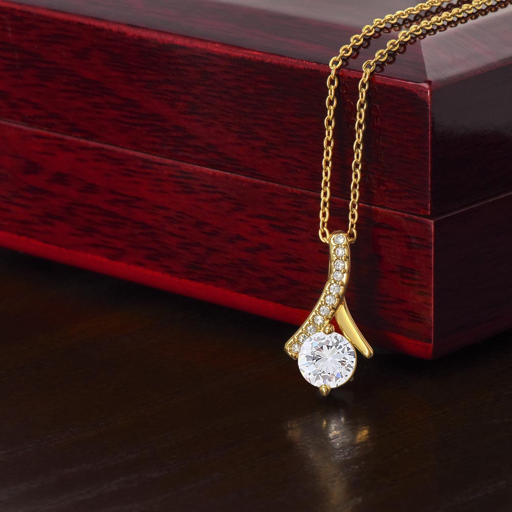 Collier beauté séduisant - Variantes en or jaune et blanc