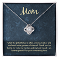 Collier Love Knot - Variantes en or jaune et blanc