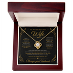 Collier Love Knot - Variantes en or jaune et blanc