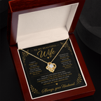 Collier Love Knot - Variantes en or jaune et blanc