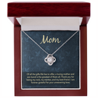 Collier Love Knot - Variantes en or jaune et blanc