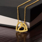 Collier Love Knot - Variantes en or jaune et blanc