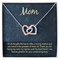 Collier Beauté séduisante avec boîte cadeau à roses rotative