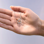 Collier Love Knot - Variantes en or jaune et blanc