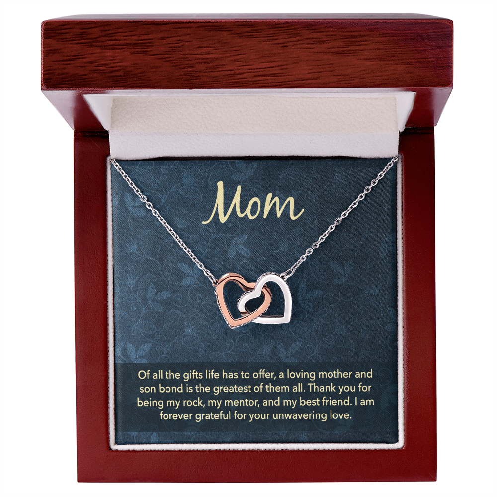 Collier Beauté séduisante avec boîte cadeau à roses rotative