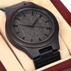 Montre en bois - Papa