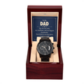 Montre Chronographe noire - to my DAD