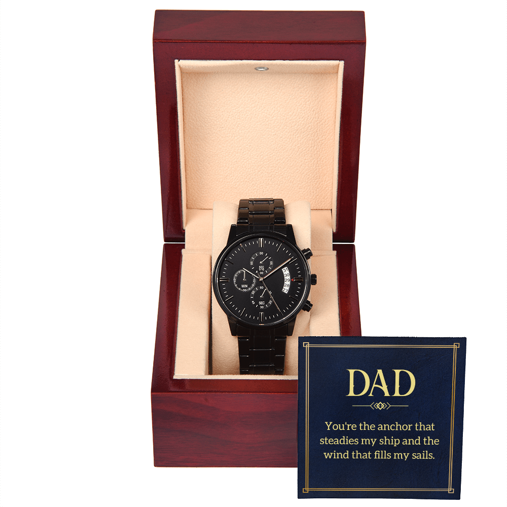 Montre Chronographe noire - DAD
