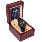 Black Chronograph Watch
