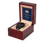 Montre Chronographe noire - to my DAD