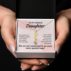 Bonus Daughter Personalized Name Necklace | Custom Stepdaughter Gift | Birthday, Christmas & Mother's Day